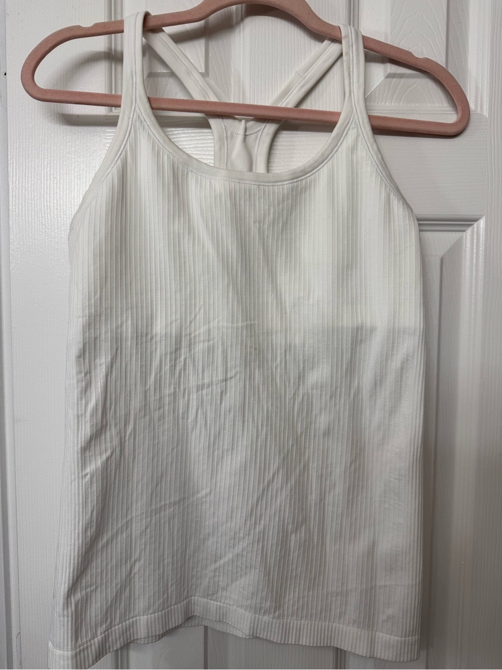 lululemon athletica White shelf top shirt (SKU0103)